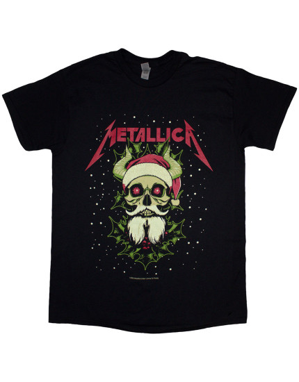 Metallica - Santa Horns (Black) (tričko) obrázok 1