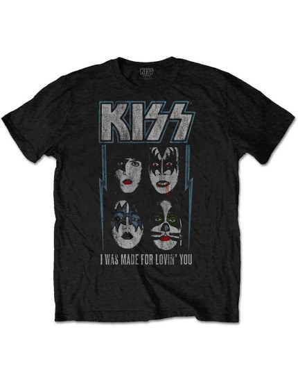 KISS - Made For Lovin You (Black) (tričko) obrázok 1