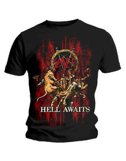 Slayer - Hell Awaits (Black) (tričko) obrázok 1