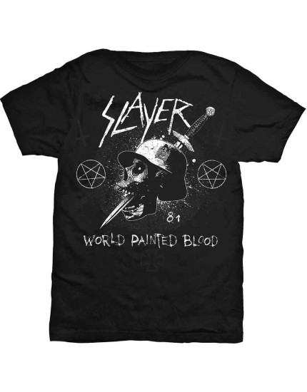 Slayer - Dagger Skull (Black) (tričko) obrázok 1