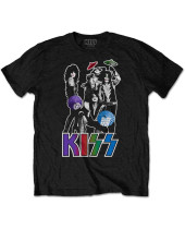 KISS - Umbrellas (Black) (tričko)