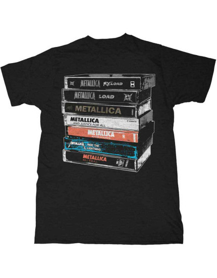 Metallica - Cassette (Black) (tričko) obrázok 1