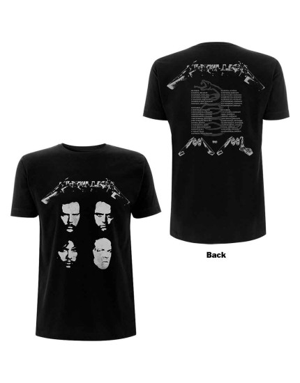Metallica - 4 Faces (Back Print) (tričko) obrázok 1
