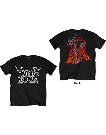 Yungblud - Weird Flaming Skeletons (Back Print) (tričko) obrázok 1