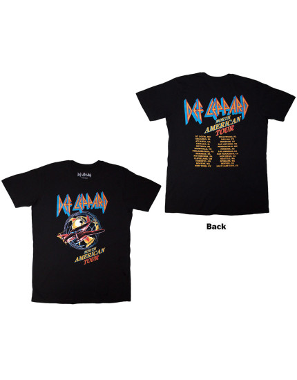 Def Leppard - North American Tour (Back Print) (tričko) obrázok 1