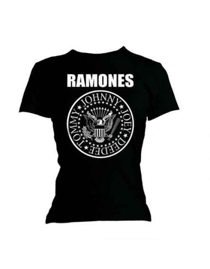 Ramones - Seal (Black) (Skinny Fit) (dámske tričko) obrázok 1