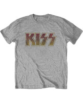 KISS - Vintage Classic Logo (Grey) (tričko)