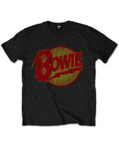 David Bowie - Vintage Diamond Dogs Logo (Black) (dětské tričko)