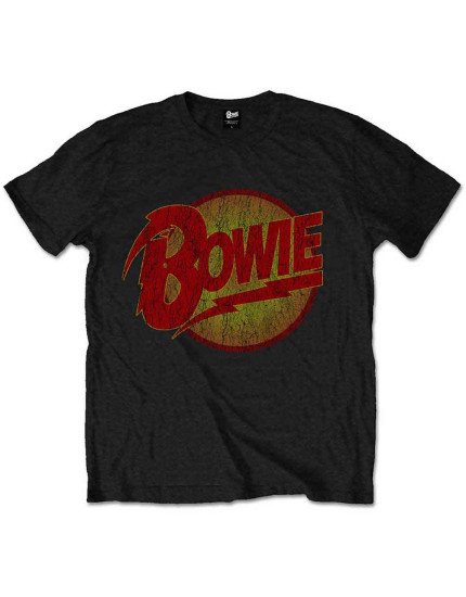 David Bowie - Vintage Diamond Dogs Logo (Black) (dětské tričko) obrázok 1