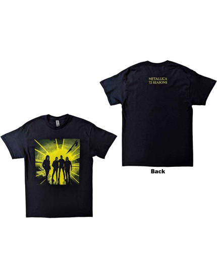 Metallica - 72 Seasons Burnt Strobe (Black) (Back Print) (tričko) obrázok 1