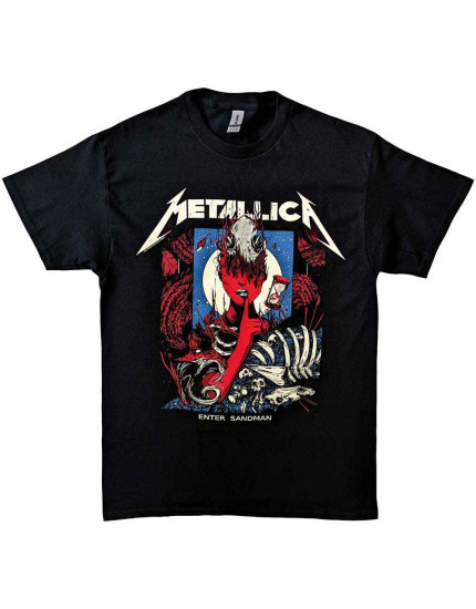 Metallica - Enter Sandman Poster (Black) (tričko) obrázok 1