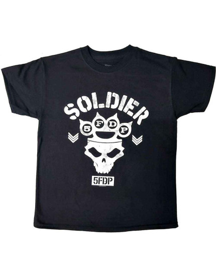 Five Finger Death Punch - Soldier (Black) (dětské tričko) obrázok 1
