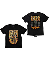 KISS - End Of The Road Tour Orange (Back Print) (tričko)