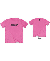 Billie Eilish - Racer Logo and Blohsh (Pink) (Back Print) (dětské tričko)