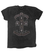 Guns N Roses - Monochrome Cross (Black) (dětské tričko)