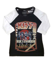 KISS - Destroyer Tour '78 (Black and White) (dámské tričko)