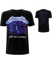 Metallica - Ride The Lightning Tracks (Back Print) (tričko)