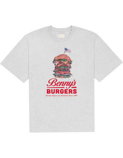 Stranger Things - Bennys Burger (Grey) (tričko) obrázok 1