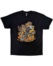 Slayer - Cartoon Flames (Black) (tričko)