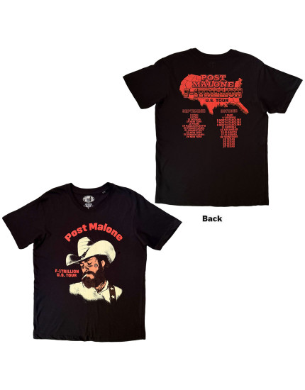 Post Malone - U.S. Tour (Back Print) (tričko) obrázok 1