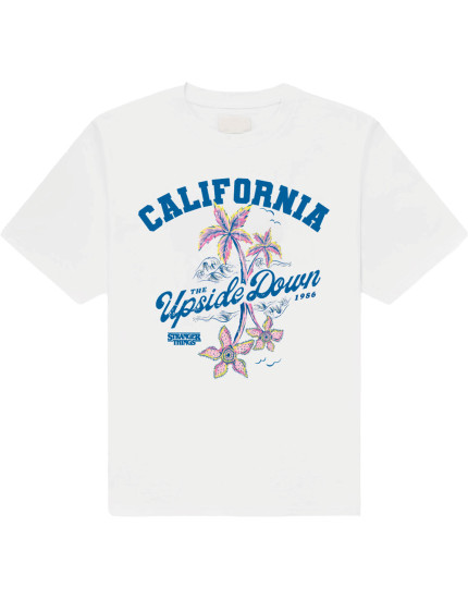 Stranger Things - California Upside Down (White) (tričko) obrázok 1