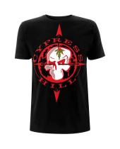 Cypress Hill - Skull Compass (Black) (tričko)