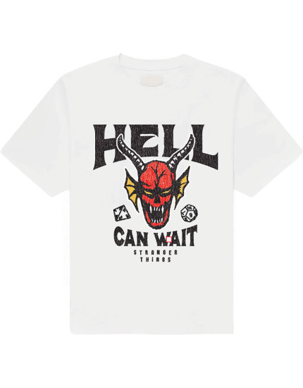 Stranger Things - Hell Can Wait (White) (tričko) obrázok 1
