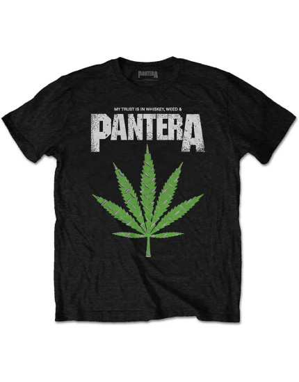 Pantera - Whiskey and Weed (Black) (tričko) obrázok 1
