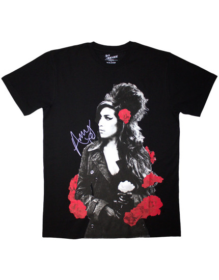 Amy Winehouse - Rose Portrait (tričko) obrázok 1