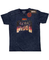 KISS - Destroyer (Navy Blue) (Wash Collection) (tričko)