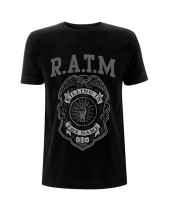 Rage Against The Machine - Grey Police Badge (Black) (tričko)