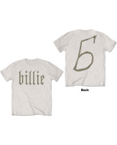 Billie Eilish - Billie 5 (Natural) (Back Print) (tričko)