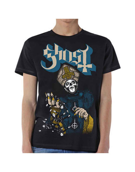 Ghost - Papa of the World (Black) (tričko) obrázok 1