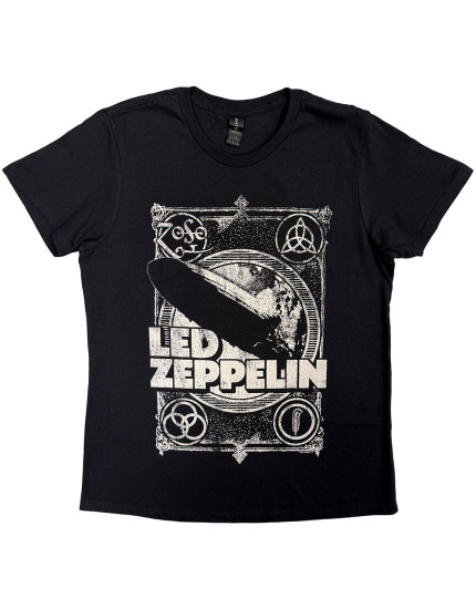 Led Zeppelin - Vintage Print LZ1 (Black) (dámské tričko) obrázok 1