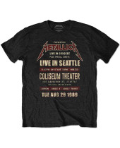 Metallica - Seattle 89 (Black) (tričko)