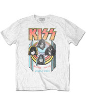 KISS - World Wide (White) (tričko)