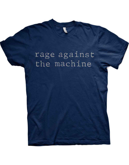 Rage Against The Machine - Original Logo (Navy Blue) (tričko) obrázok 1