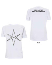 Bring Me The Horizon - Barbed Wire (White) (Back Print) (tričko)