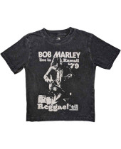 Bob Marley - Hawaii Snow Wash (Charcoal Grey) (dětské tričko)