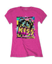 KISS - Party Every Day (Heliconia Pink) (dámské tričko)