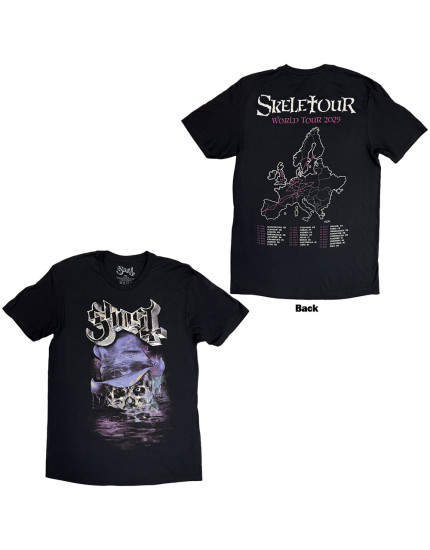 Ghost - Skeletour Admat 25 Tour Dates (Back Print) (tričko) obrázok 1