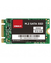 Umax M.2 SATA SSD 2242 512GB