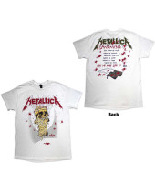 Metallica - One Landmine (White) (Back Print) (tričko)
