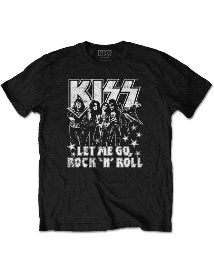 KISS - Let Me Go (Black) (tričko) obrázok 1