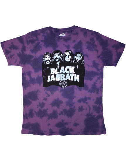 Black Sabbath - Band and Logo (Purple) (dětské tričko) obrázok 1
