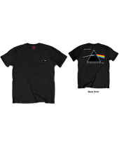 Pink Floyd - Dark Side of the Moon Prism (Black) (Back Print) (tričko)