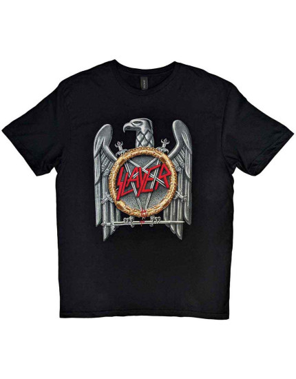 Slayer - Silver Eagle (Black) (tričko) obrázok 1