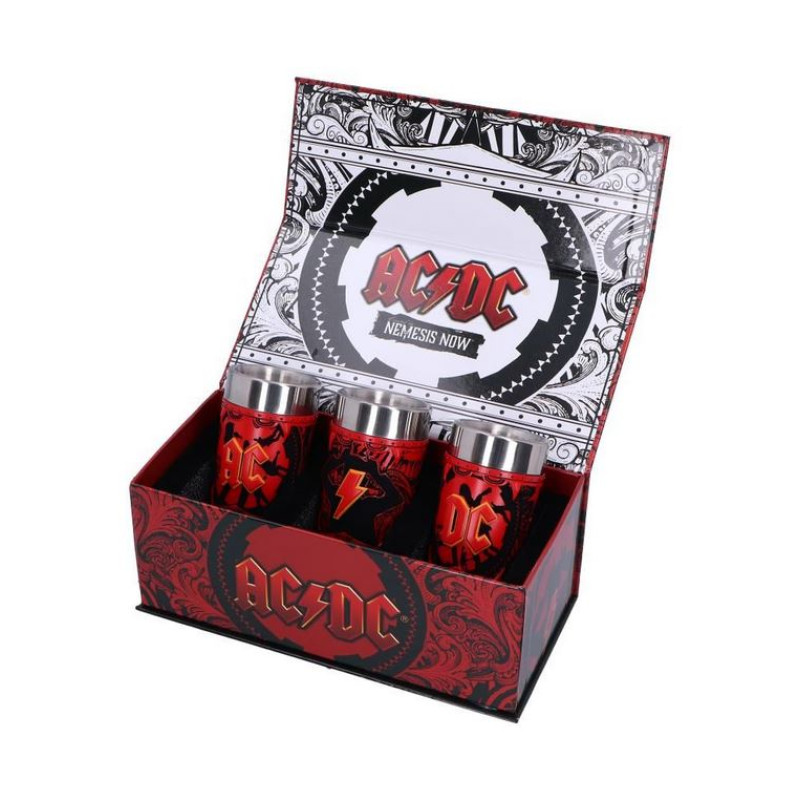 ACDC Logo panák set (3 ks) | MadGamer.cz