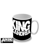 Asking Alexandria White Logo hrnek