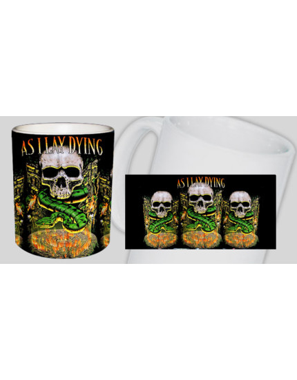 As I Lay Dying Skull hrnek obrázok 1
